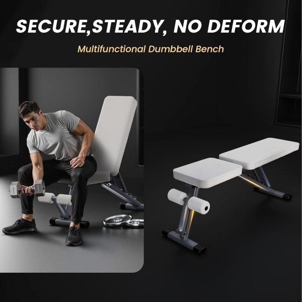 Adjustable Weight Bench for Home Gym,1025 LB Stable Workout Benches for Full Body