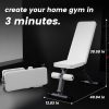 Adjustable Weight Bench for Home Gym,1025 LB Stable Workout Benches for Full Body