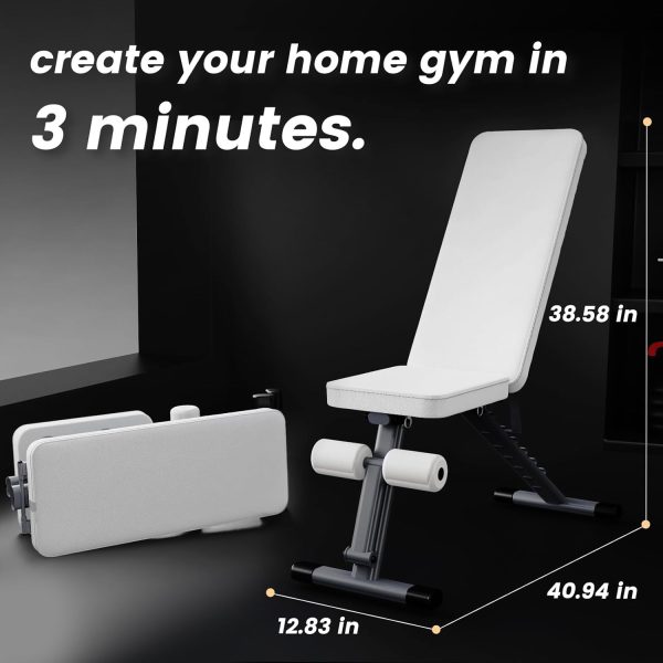 Adjustable Weight Bench for Home Gym,1025 LB Stable Workout Benches for Full Body