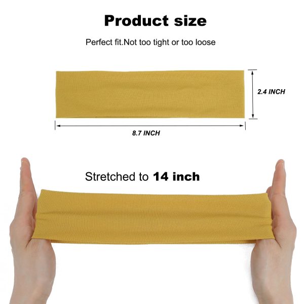 9Pcs Headbands for women Non Slip Headband