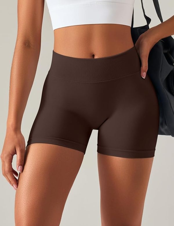 Womens Workout Shorts Seamless Scrunch Butt Lifting