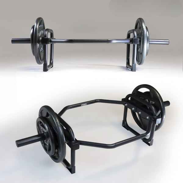 Barbell Olympic Trap Bar and Shrug Bar for Deadlifts